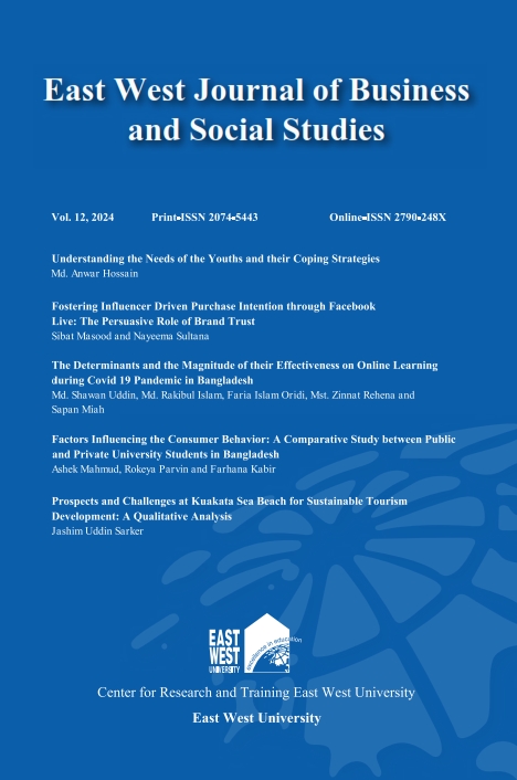 					View Vol. 12 (2024): East West Journal of Business and Social Studies (EWJBSS)
				
